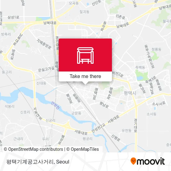 평택기계공고사거리 map