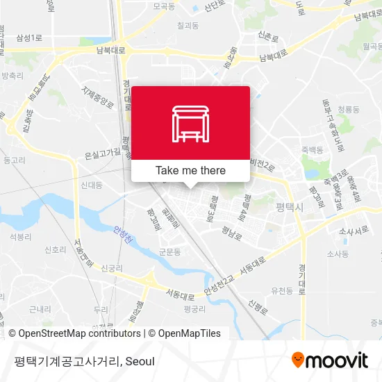 평택기계공고사거리 map