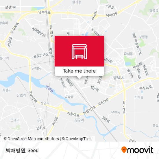 박애병원 map