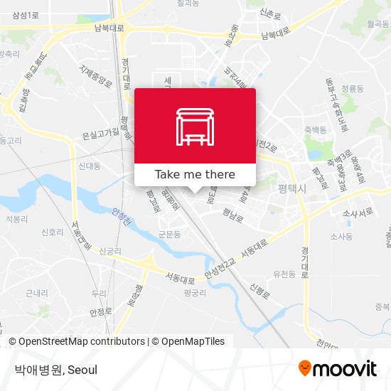 박애병원 map