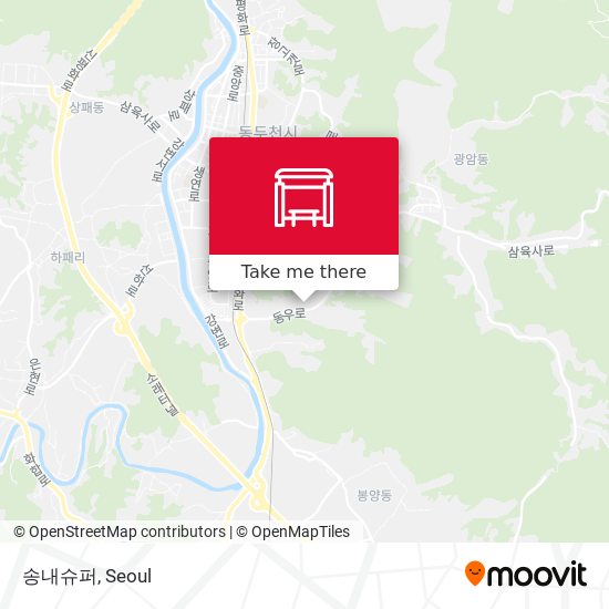 송내슈퍼 map
