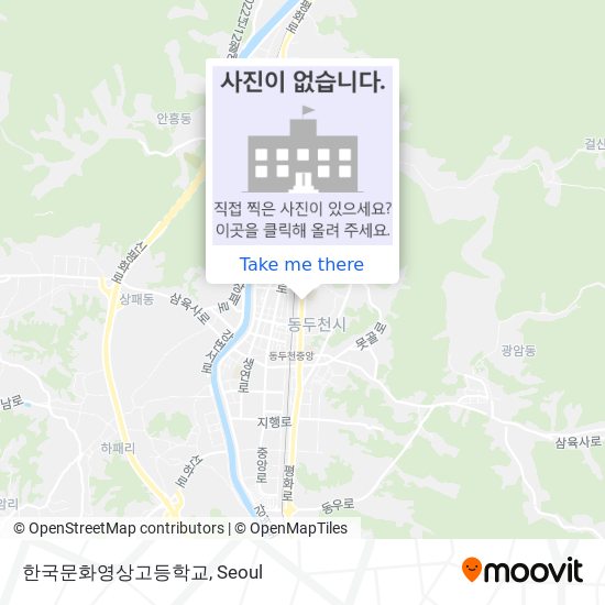 한국문화영상고등학교 map