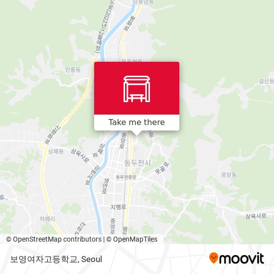 보영여자고등학교 map