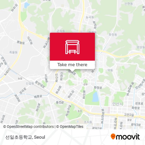 선일초등학교 map