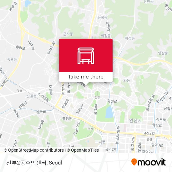 선부2동주민센터 map