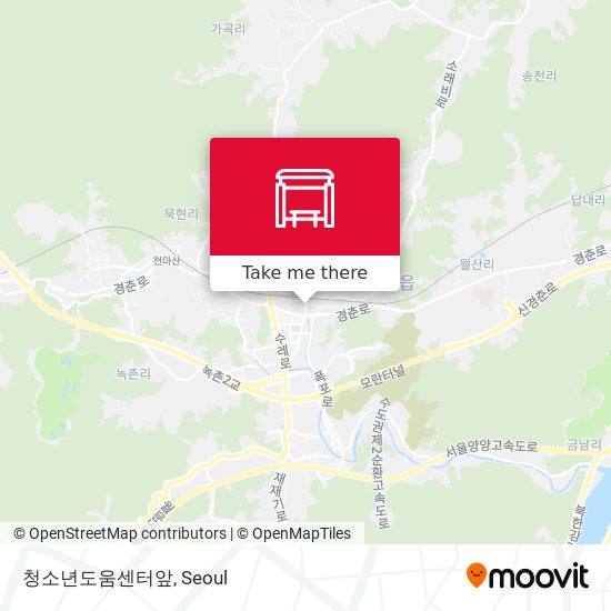 청소년도움센터앞 map