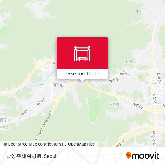 남양주재활병원 map