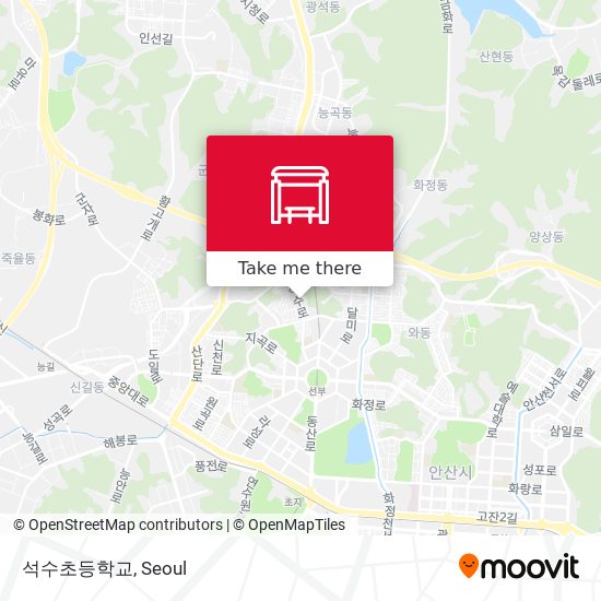 석수초등학교 map