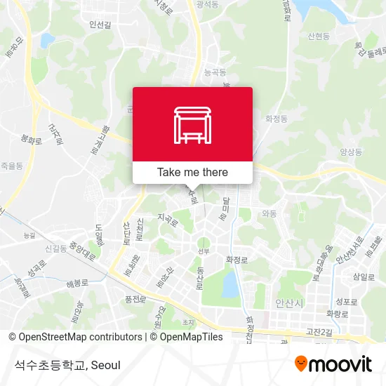 석수초등학교 map