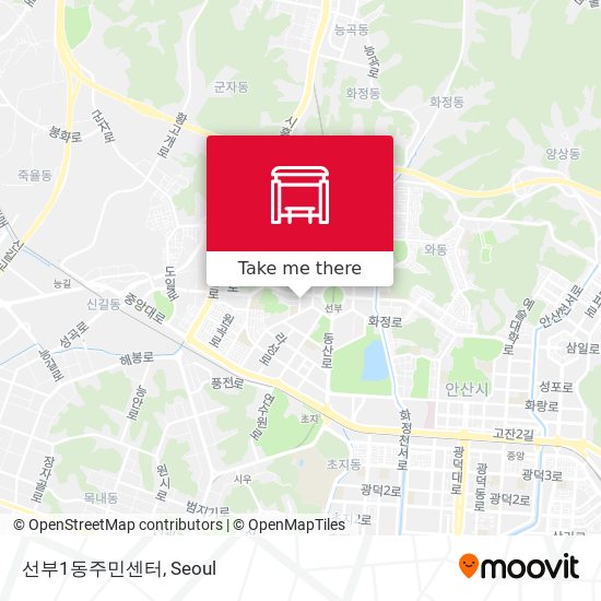 선부1동주민센터 map