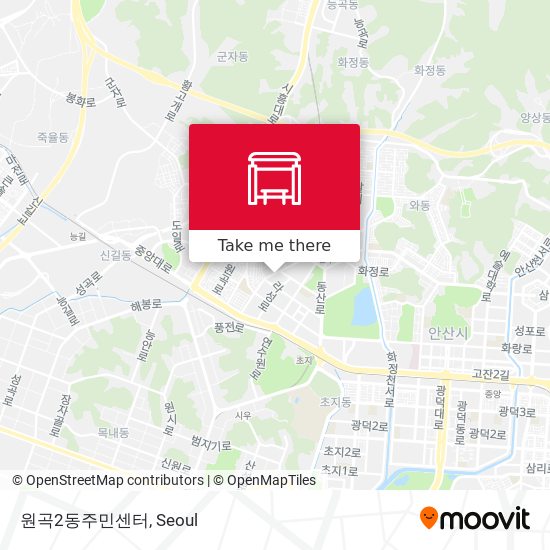 원곡2동주민센터 map