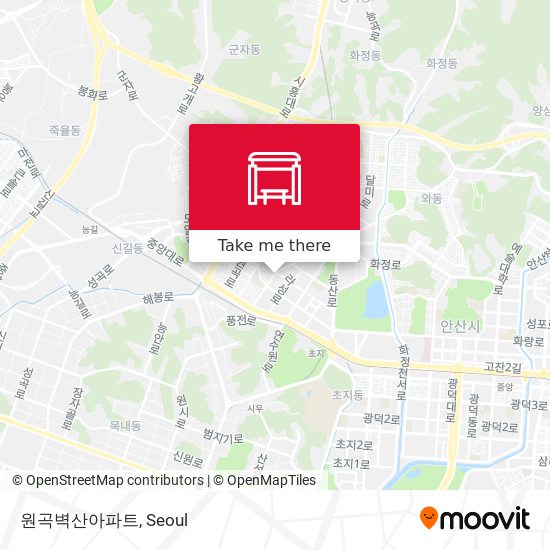 원곡벽산아파트 map