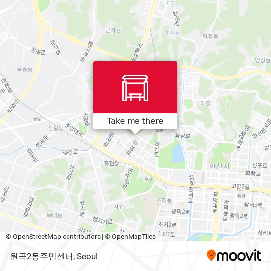 원곡2동주민센터 map