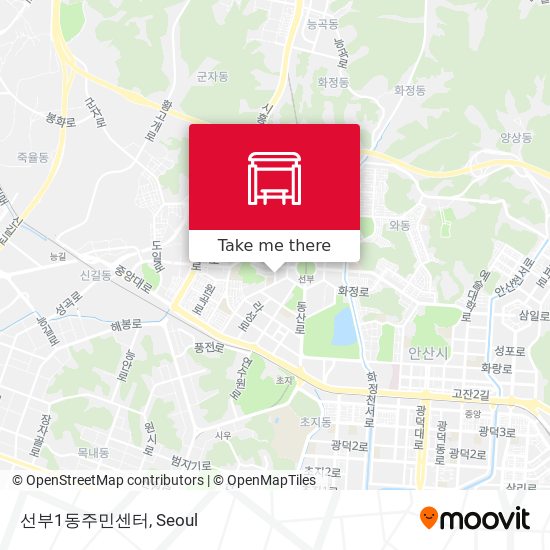 선부1동주민센터 map