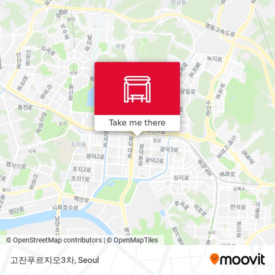 고잔푸르지오3차 map