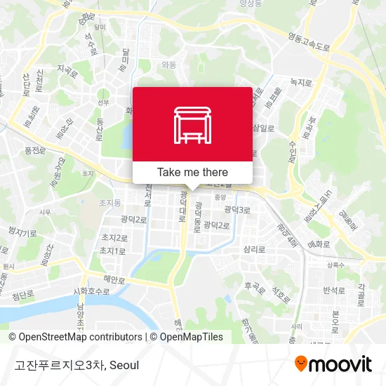 고잔푸르지오3차 map