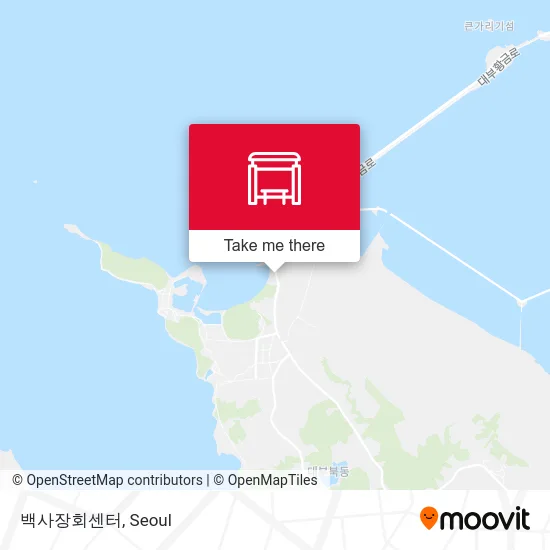백사장회센터 map