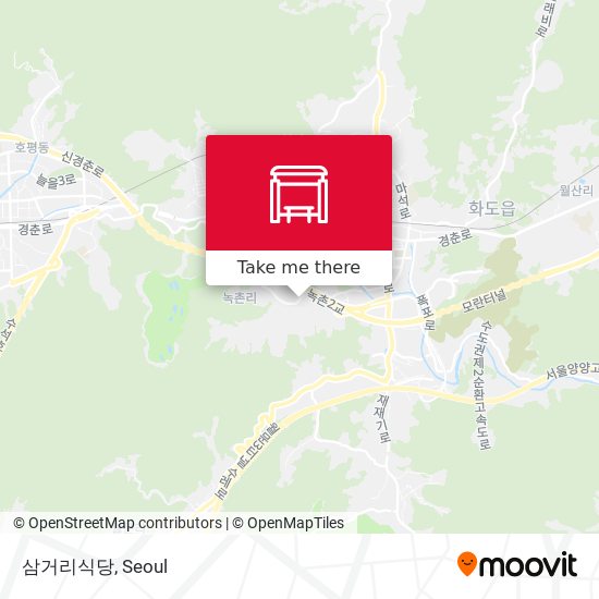 삼거리식당 map
