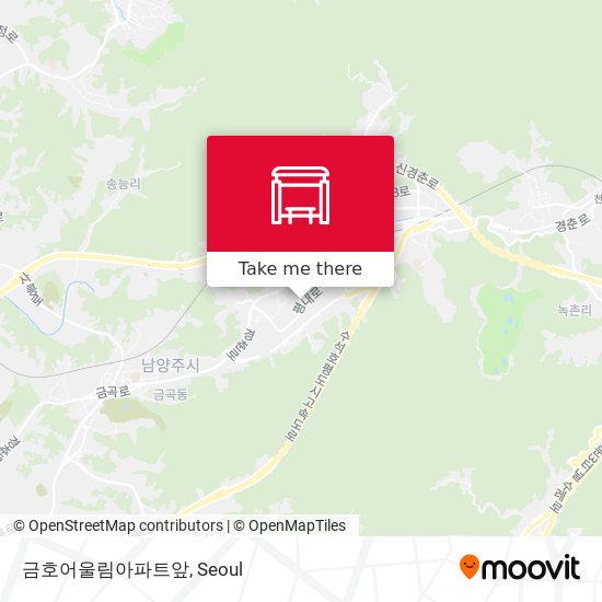 금호어울림아파트앞 map