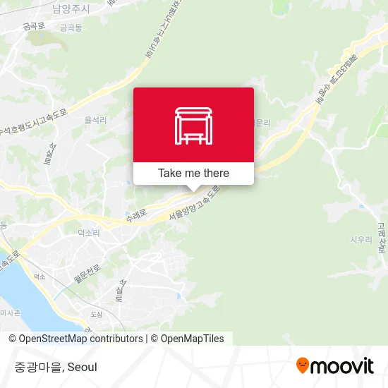 중광마을 map