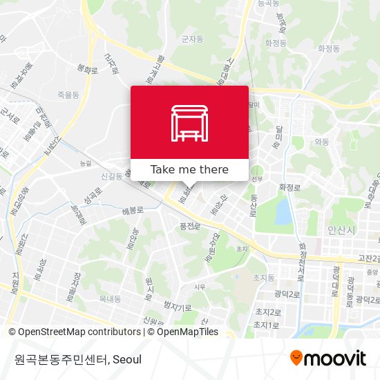 원곡본동주민센터 map