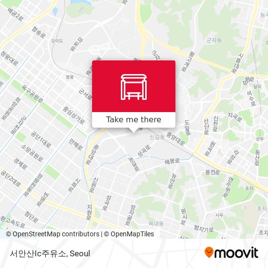 서안산Ic주유소 map