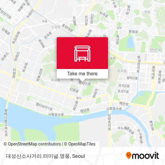 대성산소사거리.터미널.영풍 map