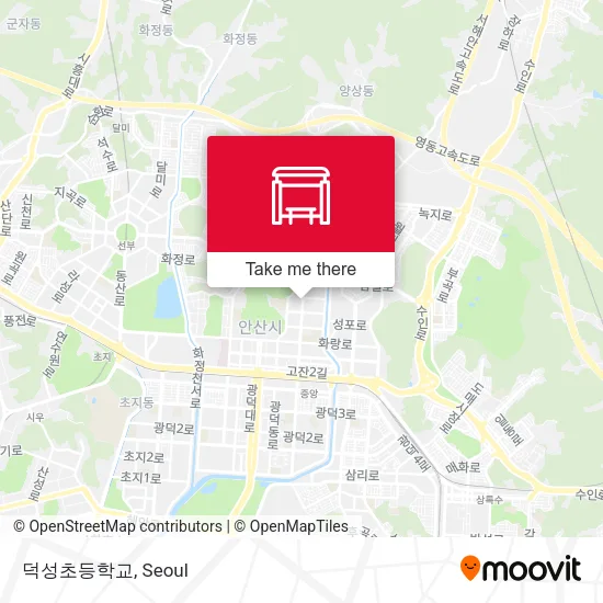 덕성초등학교 map