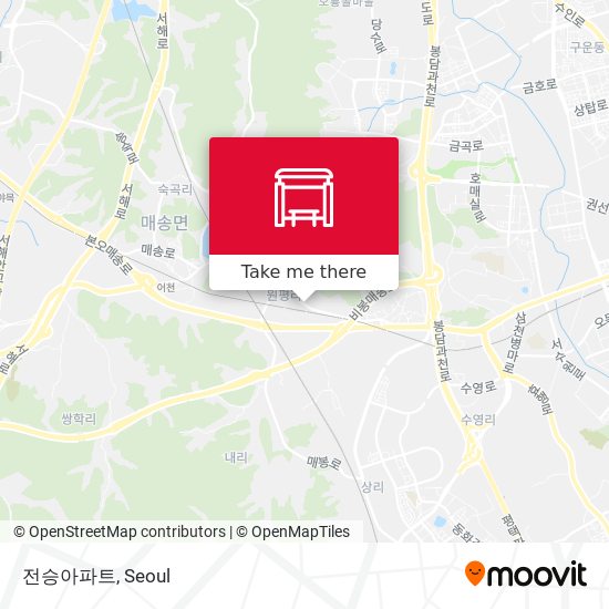 전승아파트 map