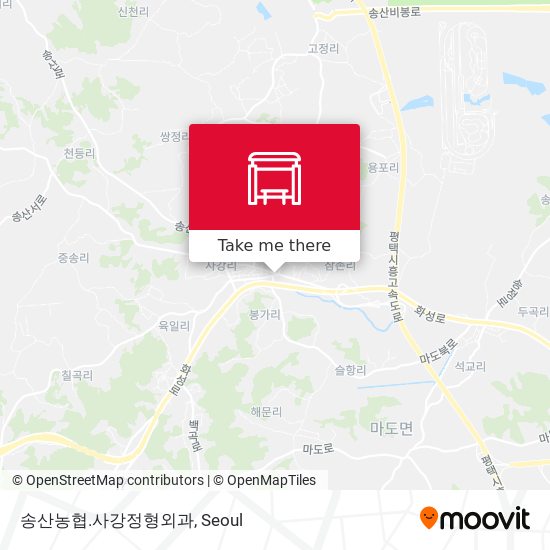 송산농협.사강정형외과 map