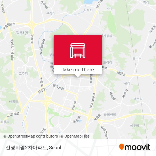 신영지웰2차아파트 map