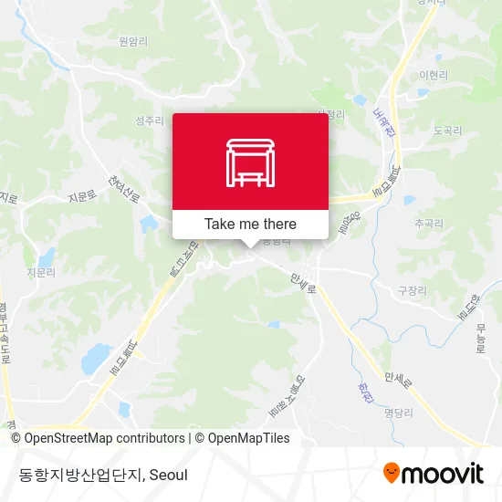 동항지방산업단지 map