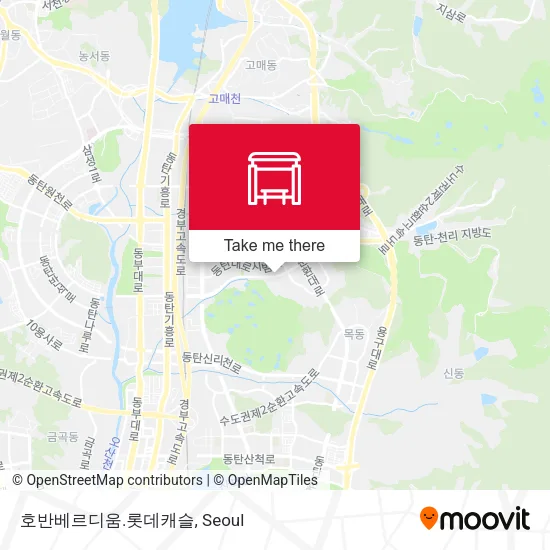 호반베르디움.롯데캐슬 map