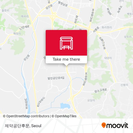 제약공단후문 map