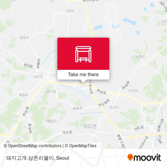 돼지고개.삼존리물미 map