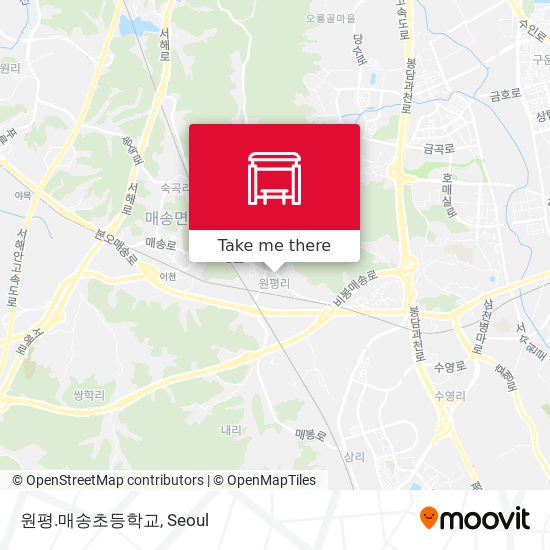 원평.매송초등학교 map