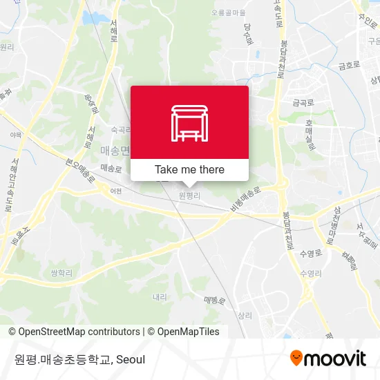 원평.매송초등학교 map