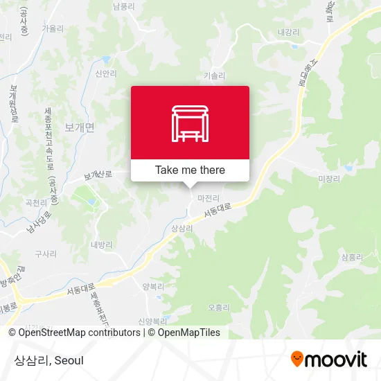 상삼리 map