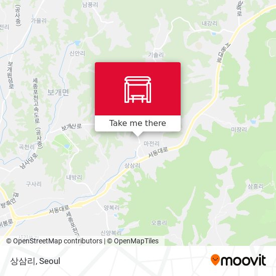 상삼리 map