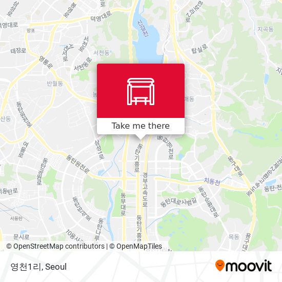 영천1리 map