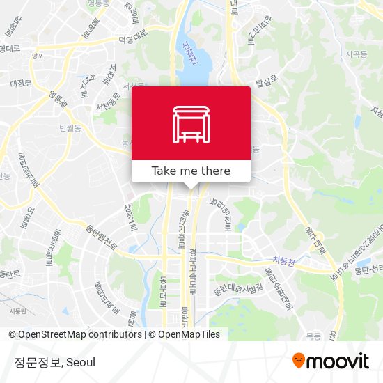 정문정보 map