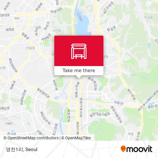 영천1리 map