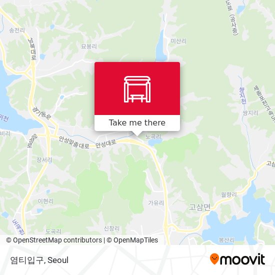염티입구 map