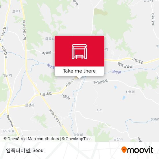 일죽터미널 map