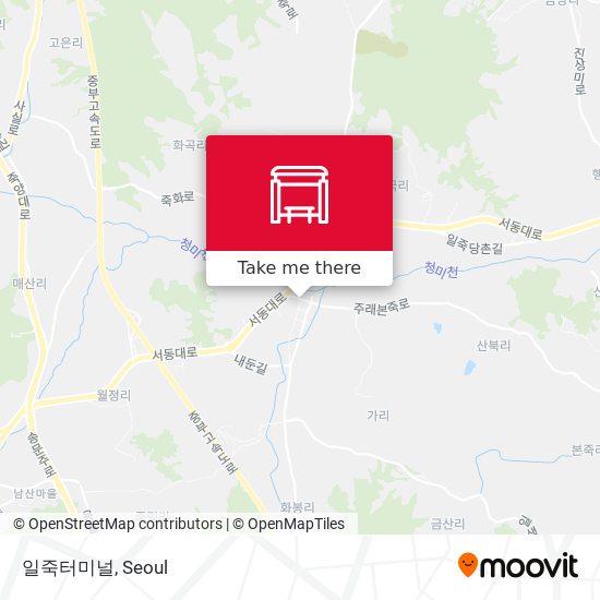 일죽터미널 map