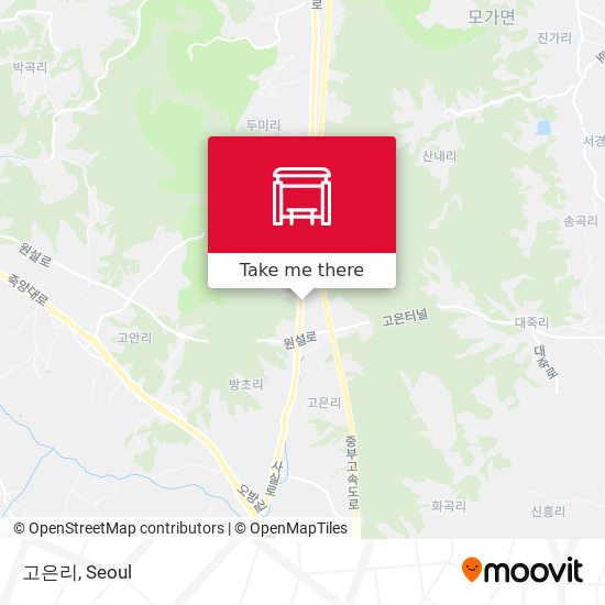 고은리 map