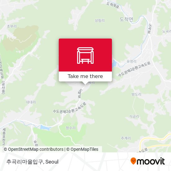 추곡리마을입구 map