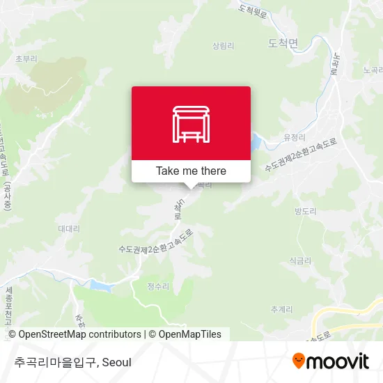 추곡리마을입구 map