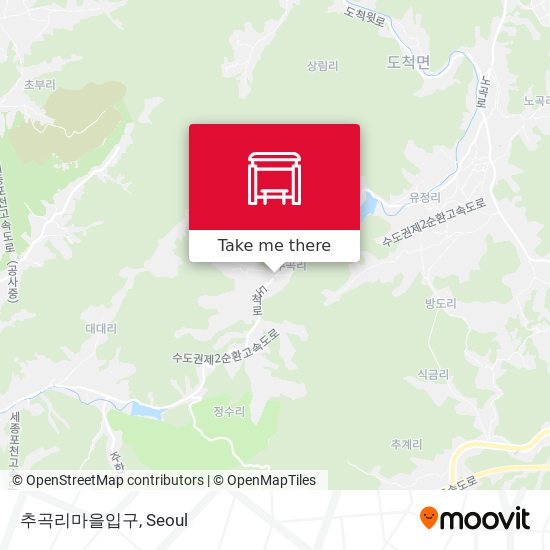 추곡리마을입구 map