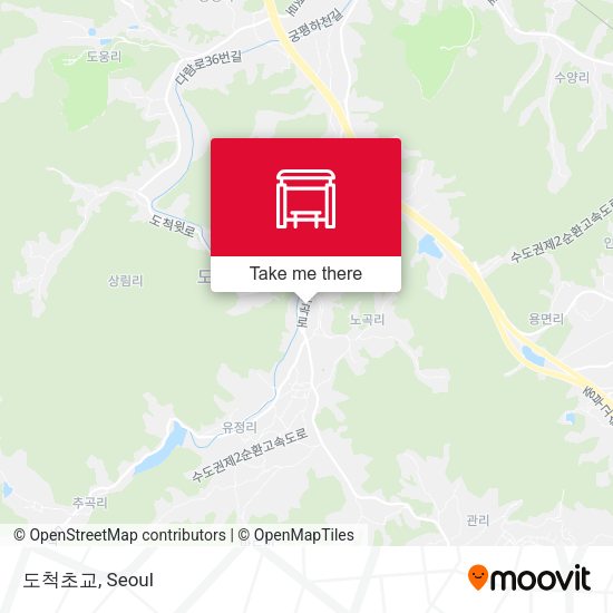 도척초교 map